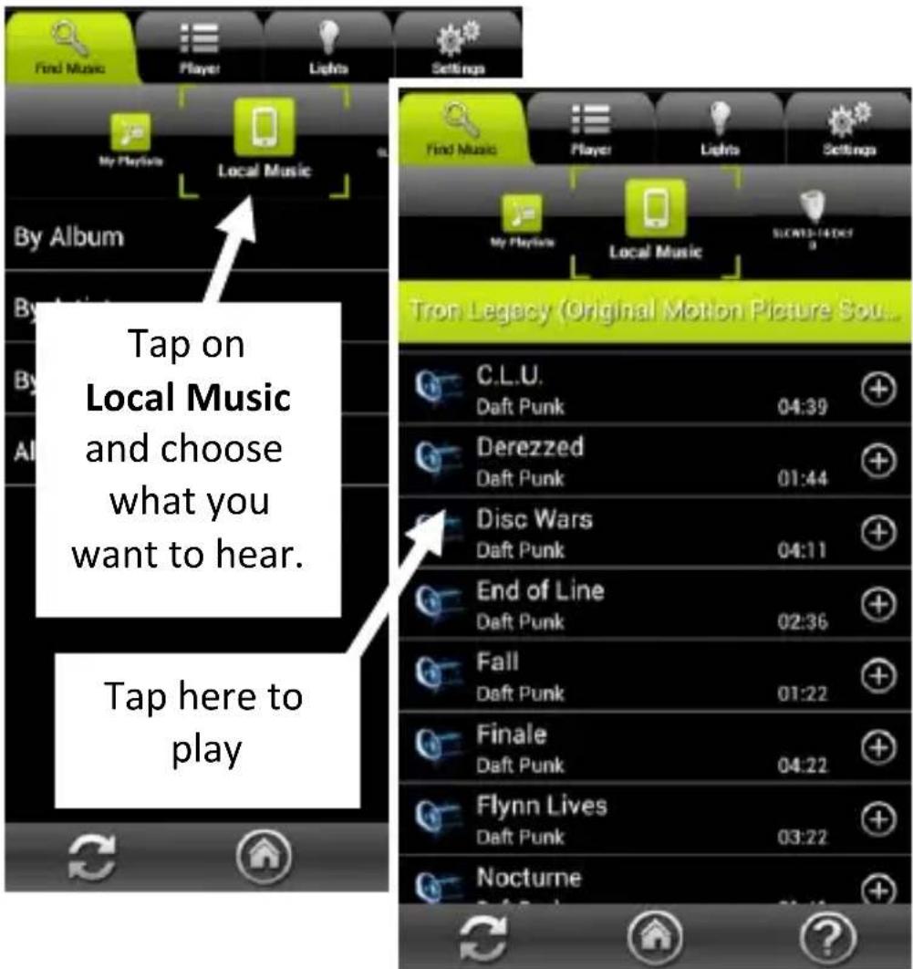 AwoX Striim SLCW13 - Playing local media from your iOS or Android device - 1