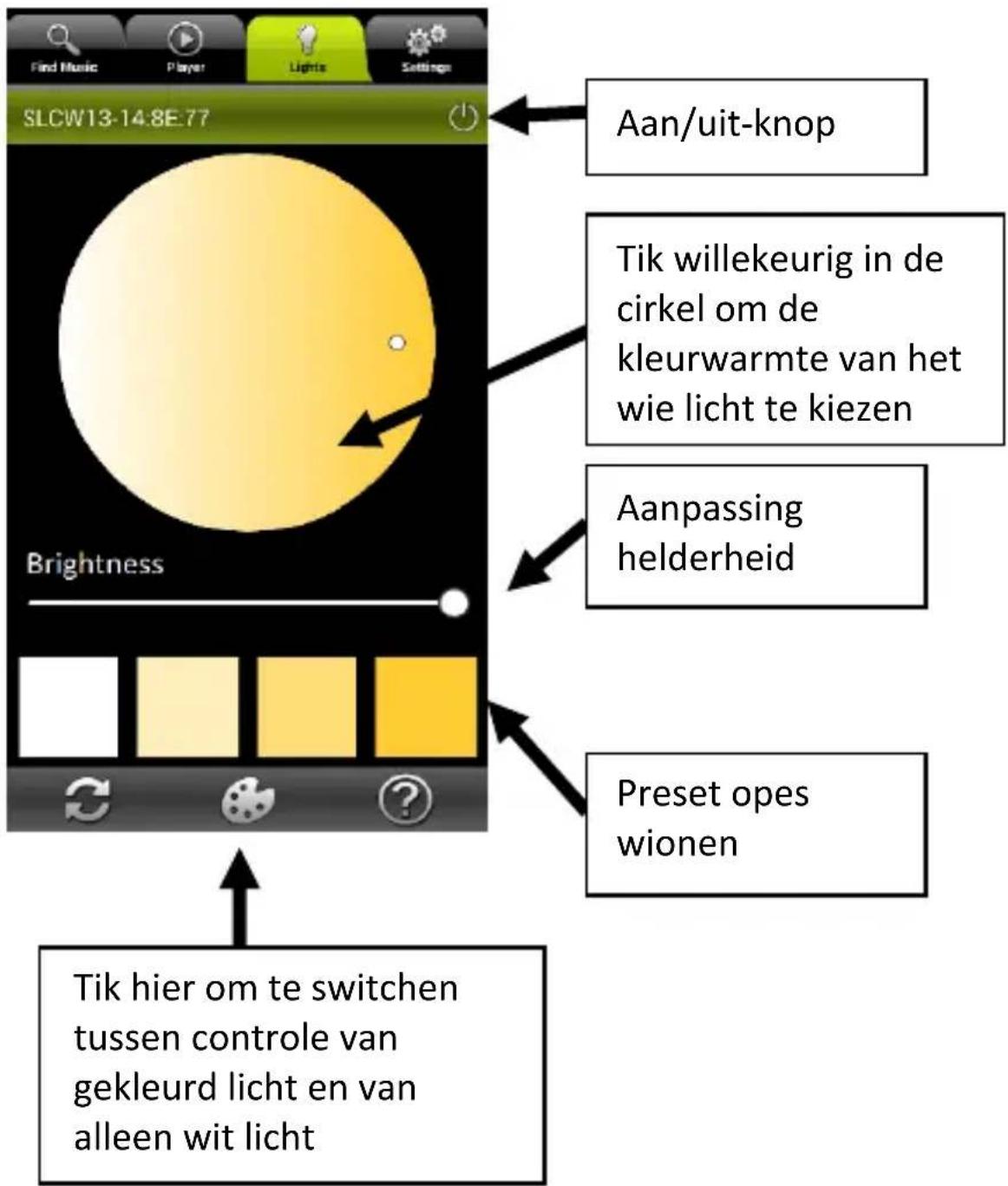 AwoX Striim SLCW13 - Controle van wit licht - 1