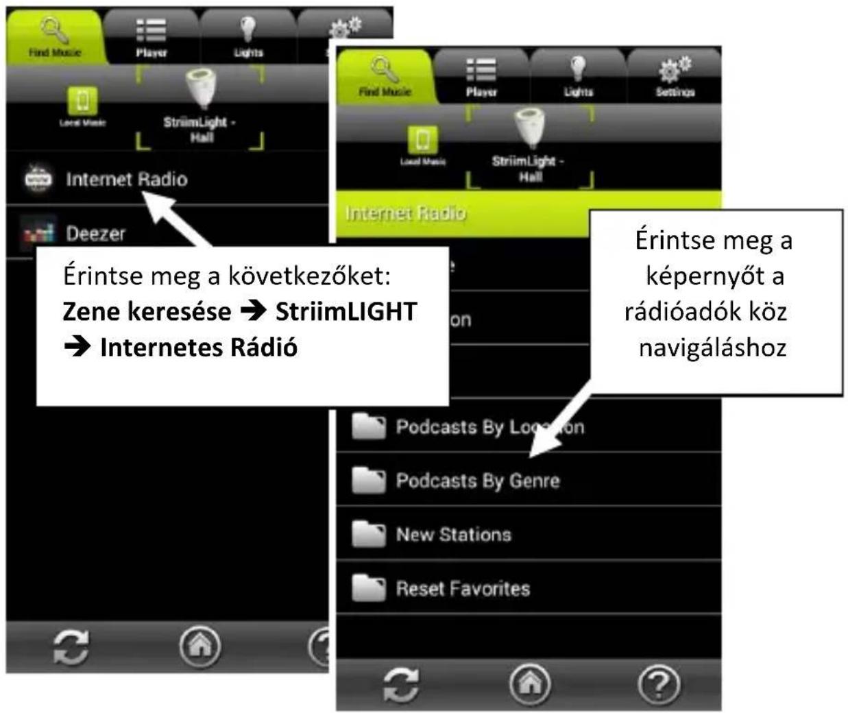 AwoX Striim SLCW13 - Internetes rádióadók lejátszása a StriimLIGHT WiFi-vel - 1