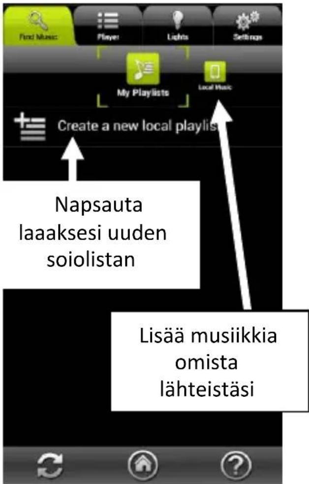 AwoX Striim SLCW13 - Aloita laamalla uusi (tyhjä) soiolista - 1