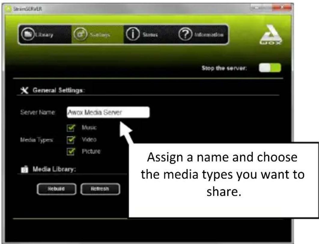 AwoX Striim SLCW13 - Using AwoX StriimSERVER - 1