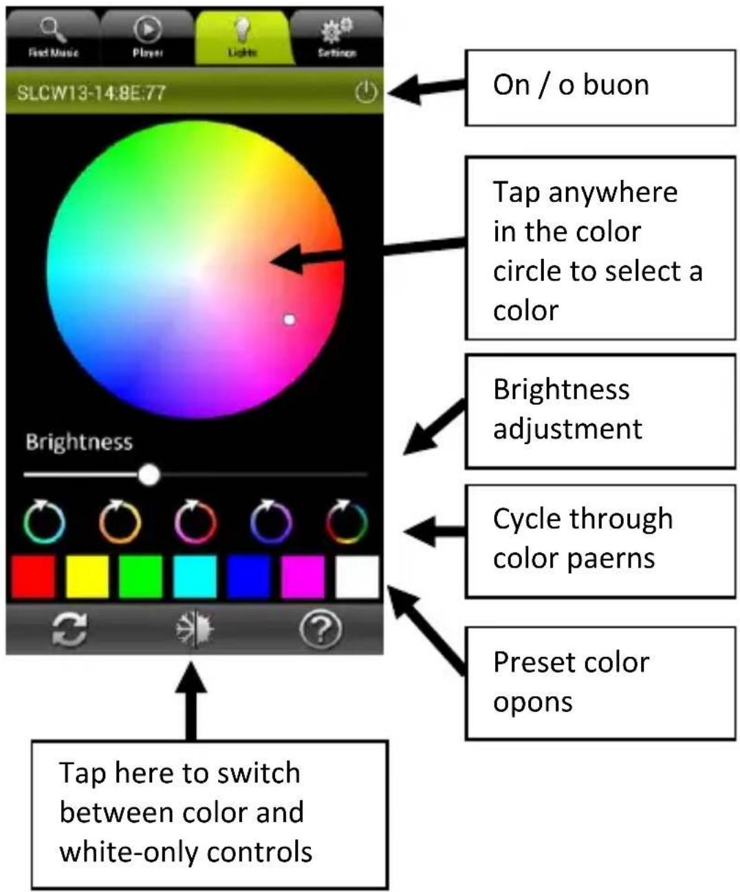 AwoX Striim SLCW13 - Color light controls - 1