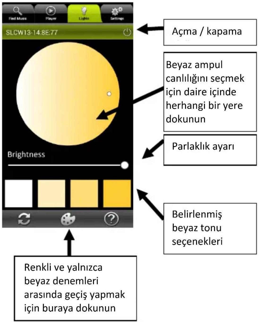 AwoX Striim SLCW13 - Beyaz ışık denetimleri - 1