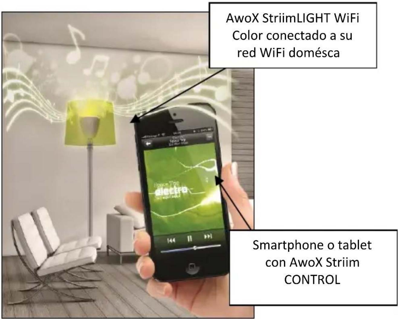 AwoX Striim SLCW13 - Ejemplo de utilización - 1