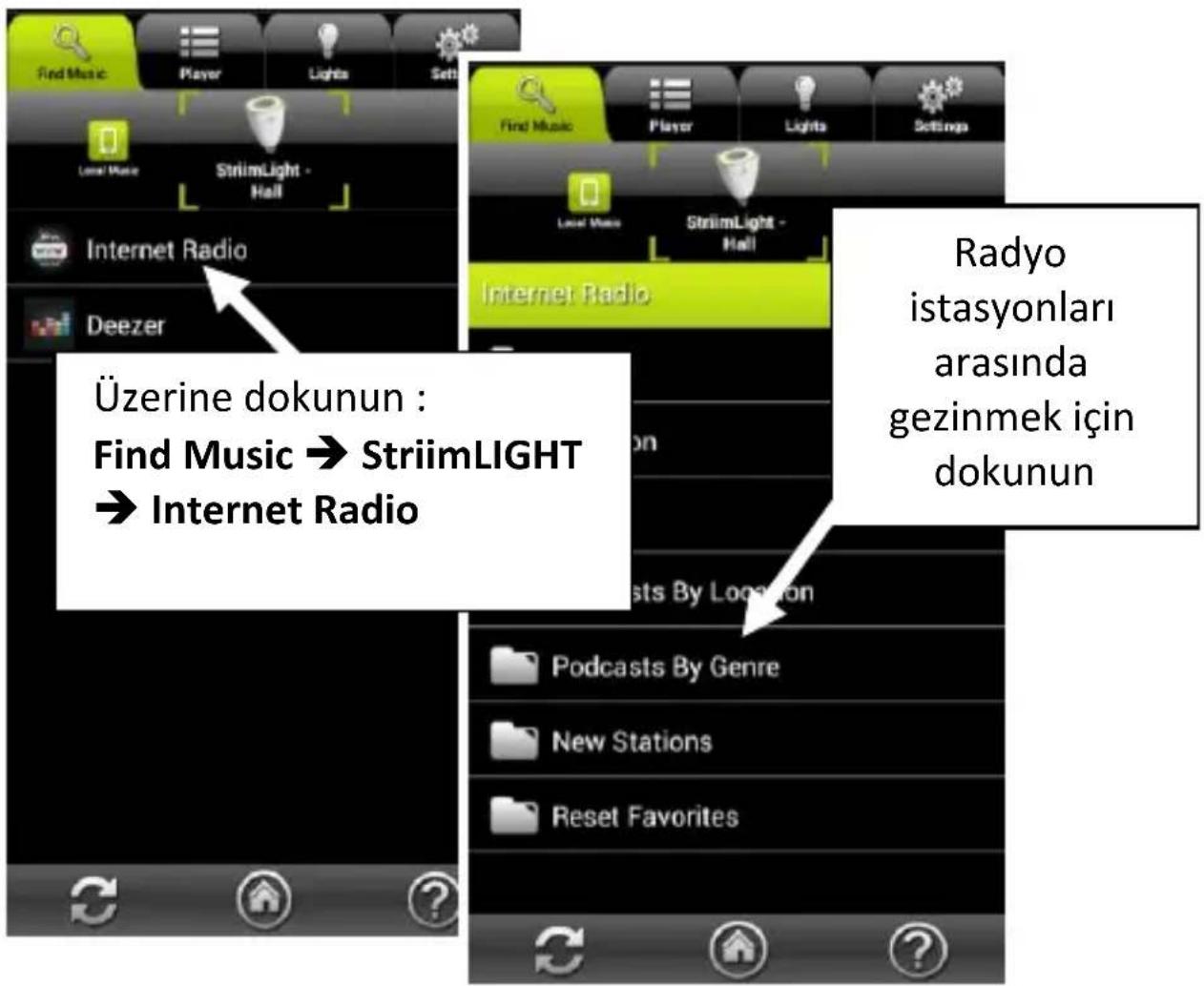 AwoX Striim SLCW13 - StriimLIGHT WiFi'nizi kullanarak İnternet radyosunu çalmak - 1