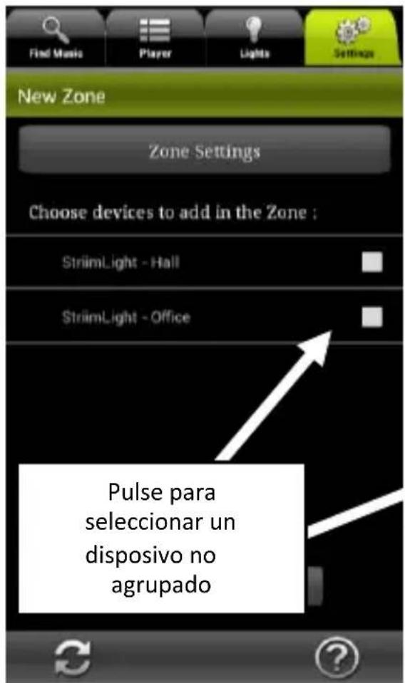 AwoX Striim SLCW13 - Cómo crear una nueva zona - 2