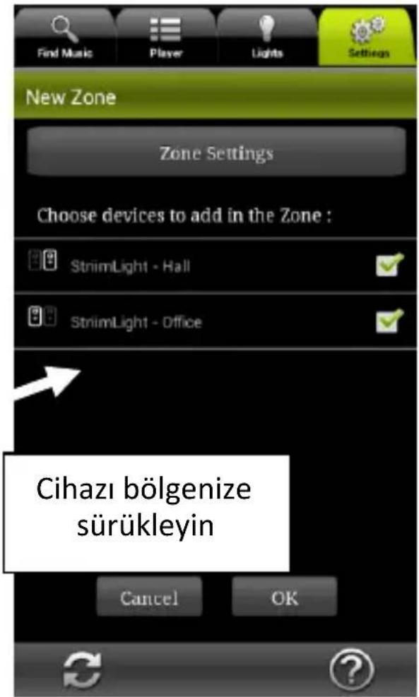 AwoX Striim SLCW13 - Yeni bir bölge oluşturmak - 3