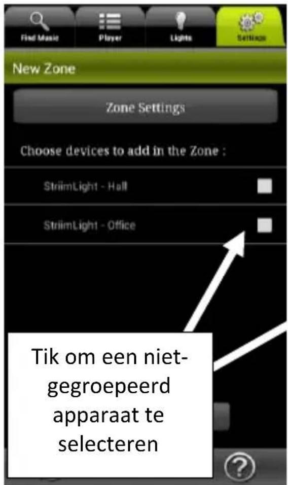 AwoX Striim SLCW13 - Creatie van een nieuwe zone - 2