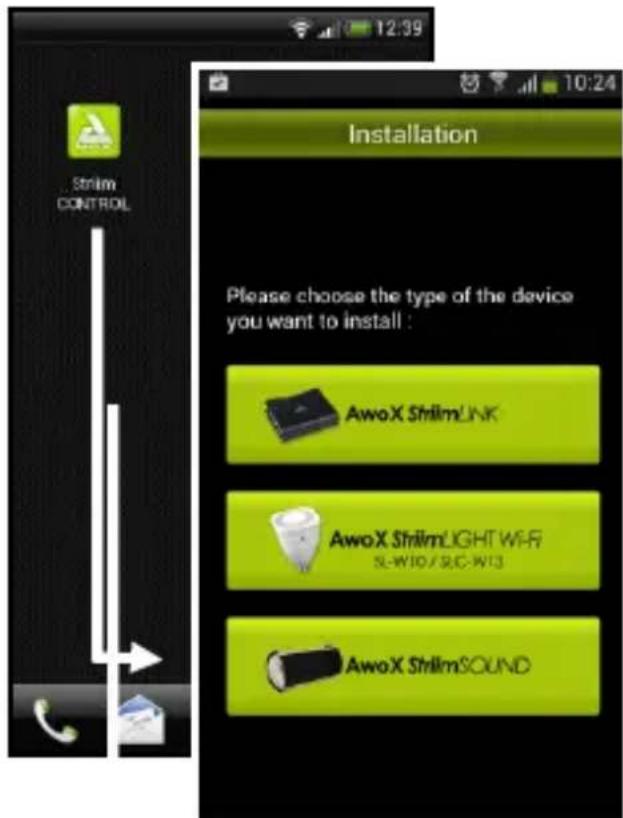 AwoX Striim SLCW13 - AwoX Striim CONTROL -asetukset - 1