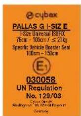 CYBEX Pallas G iSize - ursunrtnh truchner by auofnctrh 4trupetzul 4utnuqurag - 1