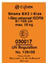 CYBEX Sirona SX2 iSize - GODKJENNING - 1