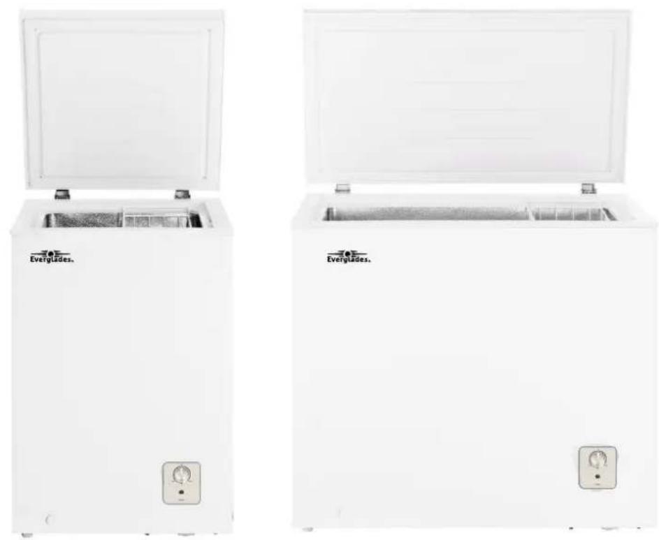 Everglades EVFR538 - Vrieskist – Cangélateur Coffre Chest Freezer – Gefriertruhe - 1