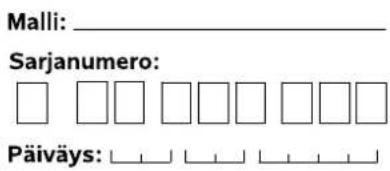STIHL GHE 420 - Luovutustodistus - 1
