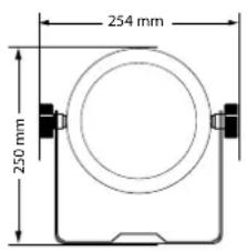 Varytec BAT.PAR 3 RGBW - Données techniques - 1