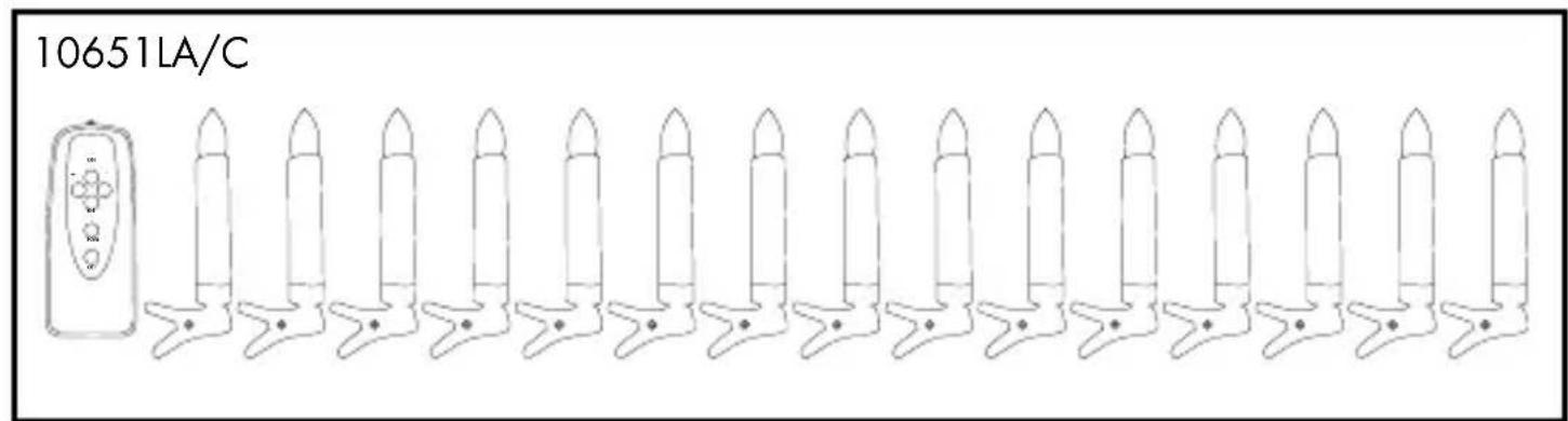 Livarno Lux 10619A - VELAS LED INALÁMBRICAS PARA ÁRBOL DE NAVIDAD - 3