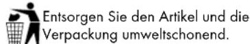 CRIVIT 53011A - Hinweise zur Entsorgung - 1