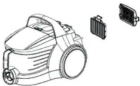 BEKO VCO32803AF - HEPA filter in izhodni filter - 1