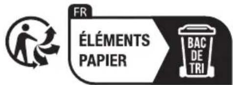 FR ÉLÉMENTS PAPIER BAC DE TRI