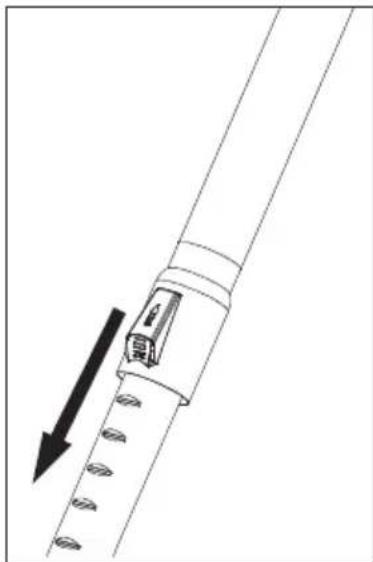 BEKO VCO32803AF - Fixation/Retrait du tube télescopique - 2