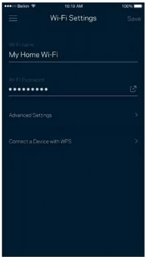 LINKSYS Hydra Pro 6 - Wi-Fi Settings (Wi-Fi beallitások) - 1