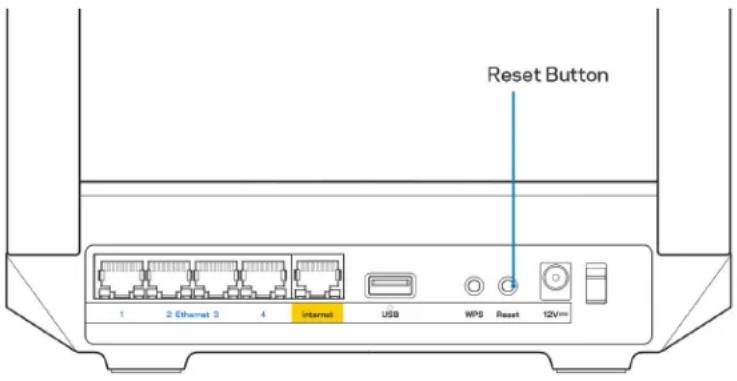 LINKSYS Hydra Pro 6 - Kaip atkurti marsruto parinktuvo gamyklines nuostatas - 1