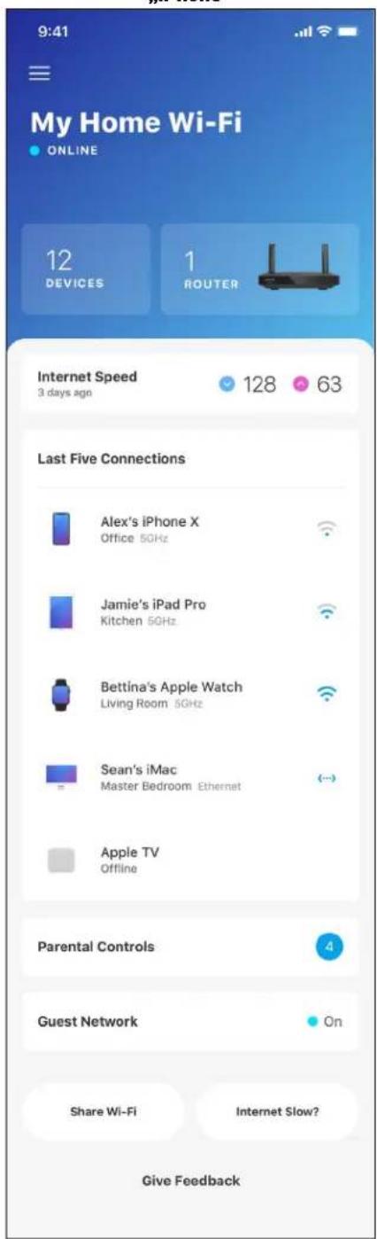 LINKSYS Hydra Pro 6 - Valdymo portals - 1