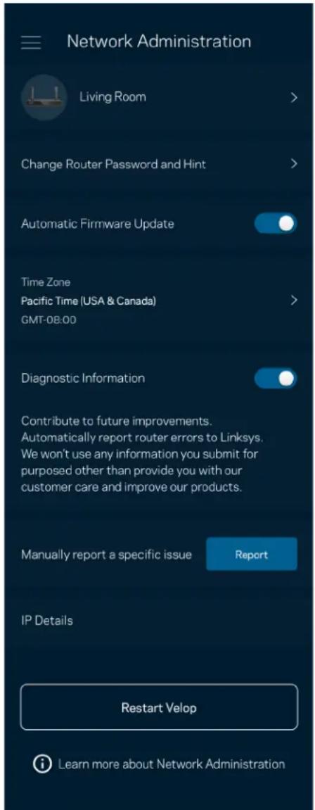 LINKSYS Hydra Pro 6 - Administrare retea/rodter - 1