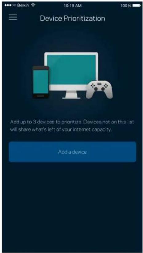 LINKSYS Hydra Pro 6 - Apparaatprioritering - 1