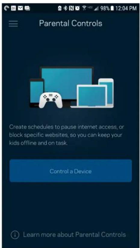 LINKSYS Hydra Pro 6 - Parental Controls - 1