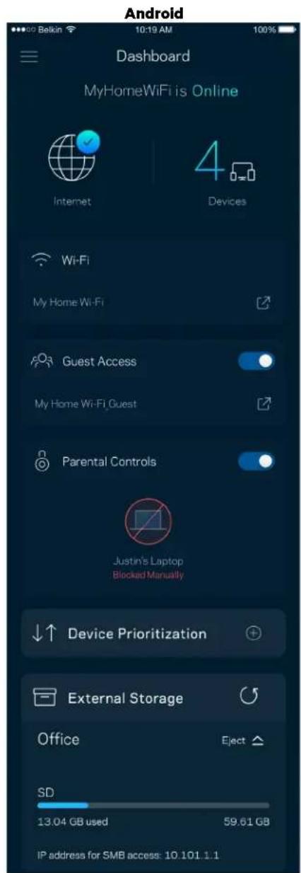 LINKSYS Hydra Pro 6 - Dashbord - 2