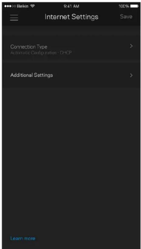 LINKSYS Hydra Pro 6 - Pokročile nastavenia (Advanced Settings) - 1