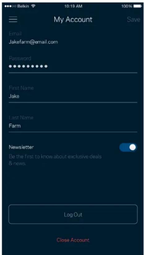 LINKSYS Hydra Pro 6 - Mijn account - 1
