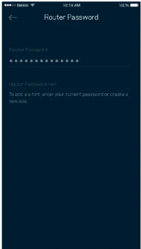 LINKSYS Hydra Pro 6 - Adgangskode til router - 1