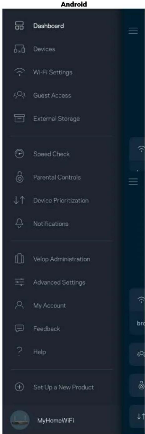 LINKSYS Hydra Pro 6 - Menu - 2