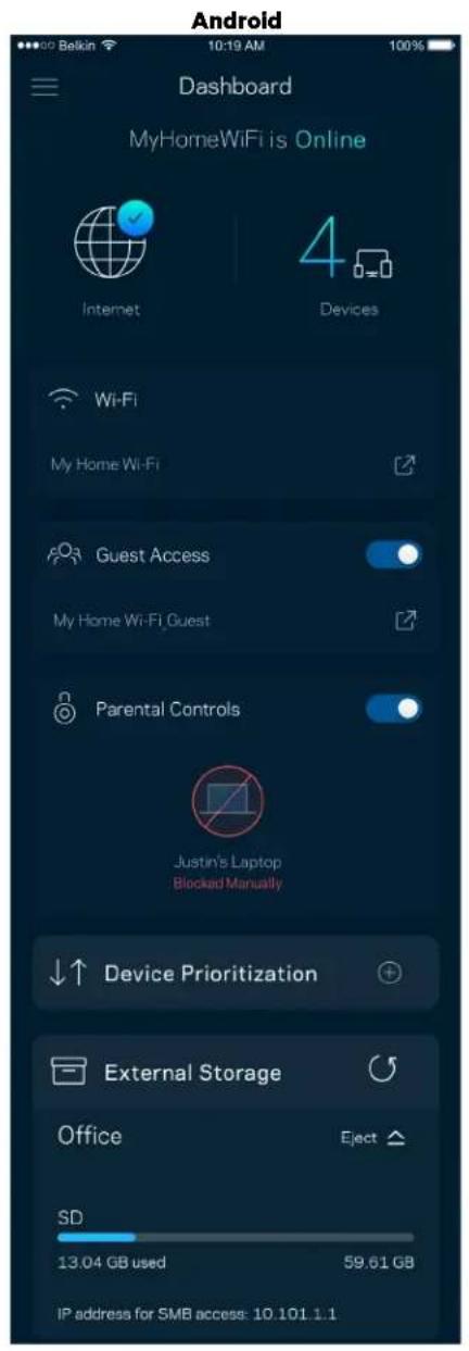 LINKSYS Hydra Pro 6 - Informácijas panelis - 2