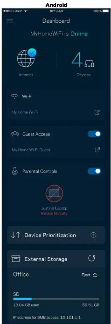 LINKSYS Hydra Pro 6 - Dashboard - 2