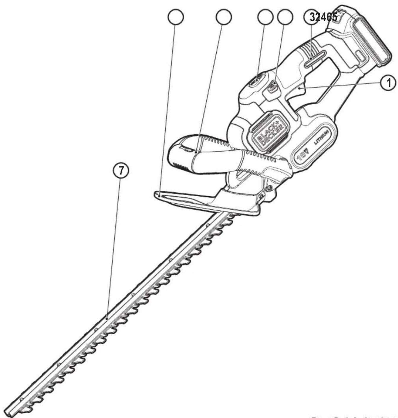 BLACK & DECKER GTC18452PCB - 1