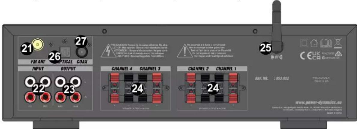 Power Dynamics PV240BT - COAX INPUT - 1