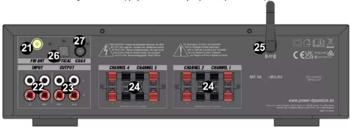 Power Dynamics PV240BT - CONNEXION AVEC UN APPAREIL BT - 1