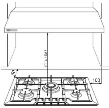 Foster 7257 032 - Instalación a la estrutura de sostén (plano de trabajo) de una plaza de coccción de encastre tradicional (borde 8 mm, borde Q4, borde semifilo) - 4