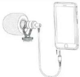 Vonyx CMC200 - UTILISER LE MICROPHONE AVEC UN SMARTPHONE, UNE TABLETTE OU UN MAC - 1