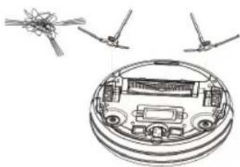 BLACK & DECKER BXRV500E - LIMPEZA DA ESCOVA ROTATIVA CENTRAL E DAS ESCOVAS LATERAIS: - 3