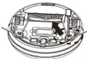 BLACK & DECKER BXRV500E - CLEANING ROBOT'S MAIN ROTATIVE BRUSH AND SIDE BRUSHES: - 5