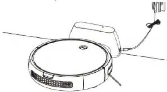 BLACK & DECKER BXRV500E - Charging base position: - 2