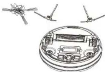 BLACK & DECKER BXRV500E - ΚΑΘΑΡΙΣΜΟΣ ΤΗΣ ΠΕΡΙΣΤΡΕΦΟΜΕΝΗΣ ΒΟΥΡΤΣΑΣ ΚΑΙ ΤΩΝ ΠΛΑΪΝΩΝ ΒΟΥΡΤΣΩΝ: - 4