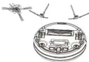 BLACK & DECKER BXRV500E - LIMPIEZA DEL CEPILLO ROTATORIO CENTRAL Y LOS CEPILLOS LATERALES: - 4