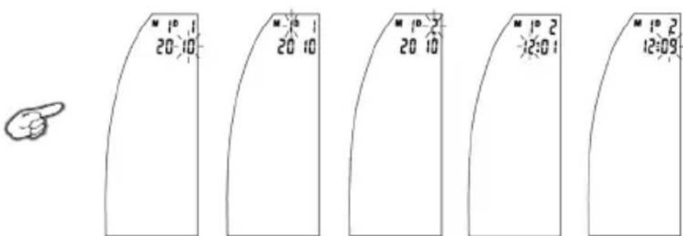 AEG BMG 5677 - USTAWIERIE GODZINYI DATY - 1