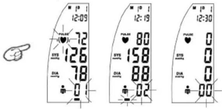 AEG BMG 5677 - TÁROLT EREDMÉNYEK MEGJELENITÉSE - 1