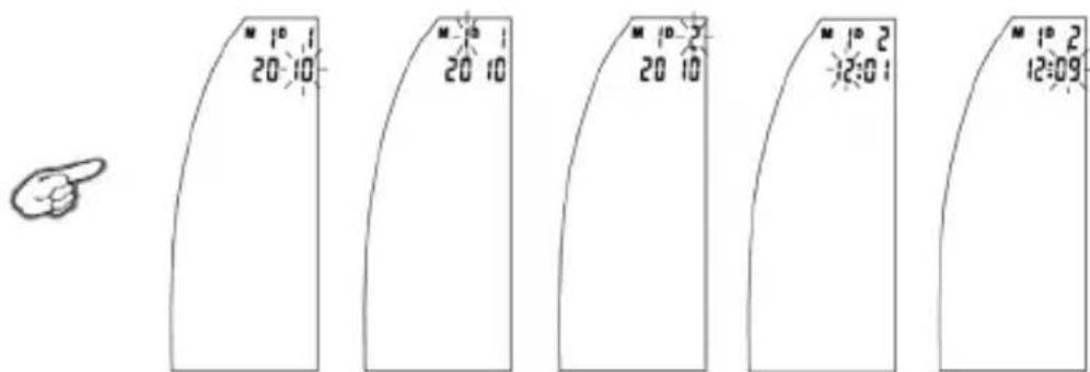 AEG BMG 5677 - UHR- UND DATUMSEINSTELLUNG - 1