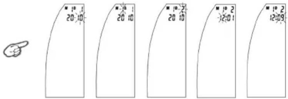 AEG BMG 5677 - REGOLAZIONE ORARIO E DATA - 1